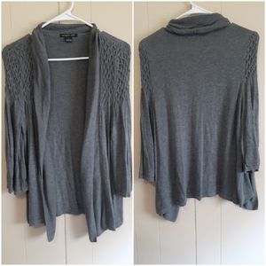 August Silk cardigan size medium